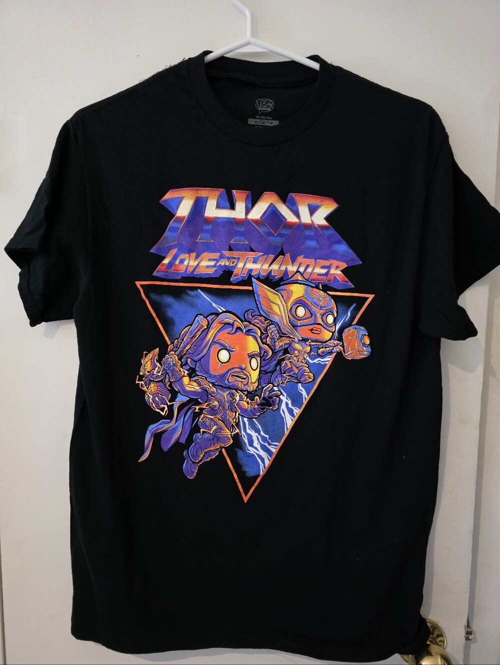 Funko Pop! Thor: Love and Thunder Black Graphic Tee